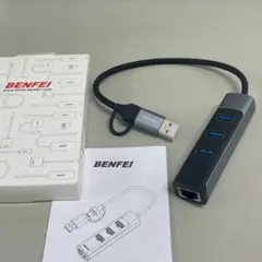 BENFEI　USBアダプター　4in1