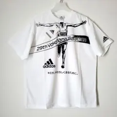 新品タグ付【万国旗タグ】adidas 横浜マラソン 2009年 記念Tシャツのサムネイル