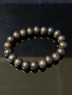 木製　数珠　プレスレット