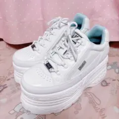 YOSUKE 厚底レースアップスニーカー