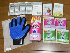 新品 犬用 入浴剤 ペット用 グルーミンググローブ 手袋 まとめ売り ぬくりんのサムネイル