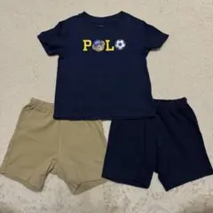 ラルフローレン　無印良品　半袖　Tシャツ　ハーフパンツ　ズボン80 85