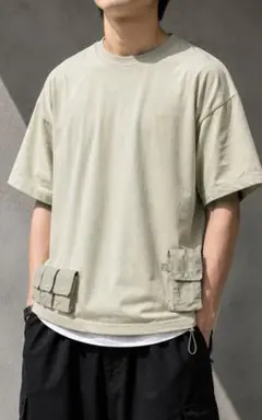 新品 BBLD S/S TEE+B&L グリーン L
