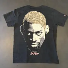 SAPEur サプール Tシャツ ブラック ロッドマン　XLのサムネイル