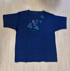 美品★ 45rpm 45R ロゴT size6 ダークネイビーのサムネイル