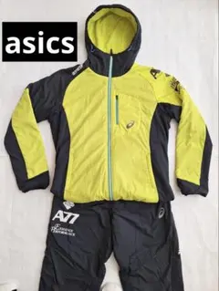 値下げ中　アシックス　ウインドブレーカー上下　ランニング　Lサイズ