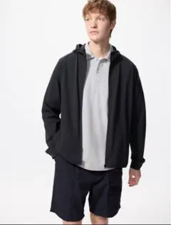 ユニクロ　ドライEX UVカットフルジップパーカ