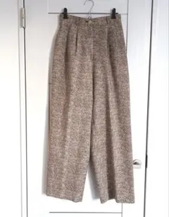 Borbonese ボルボネーゼ パンツ うずら柄 サイズ44 ウール100%