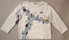 ファミリア 道路と車のプリント 長袖カットソー 100cm