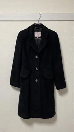 ヴィヴィアンウエストウッド　大人可愛いラブ襟コートサイズ3 希少 vivienne westwood ラブ襟 ロングコート 大きいサイズ 【公式通販】