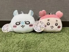 ちいかわ　ぬいぐるみパスケースポーチ　モモンガ　古本屋　マスコット