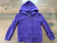 Polo Ralph Lauren フード付きパーカー 4/4T 紫