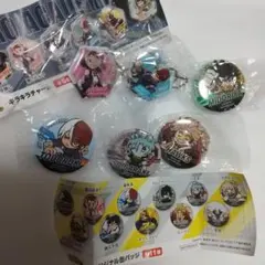 僕のヒーローアカデミア 缶バッジ、キラキラチャームセット