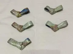 千代紙 箸置き 5個セット 和柄 友禅和紙 お正月 おもてなし