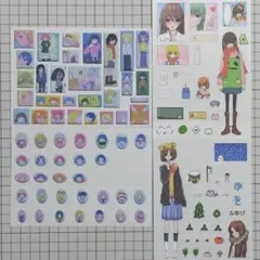 シール帳おすそ分け＊韓国・漫画風 / まとめ売り