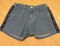 子供用 デニムショートパンツ 160