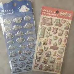 ダイソー　サンリオ　ぷくっとシール