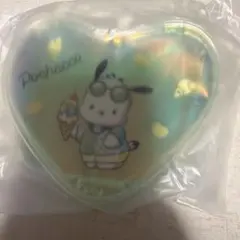 サンリオ キャラクターズ ナイトプール ポチャッコ ハート型ポーチ 虹色
