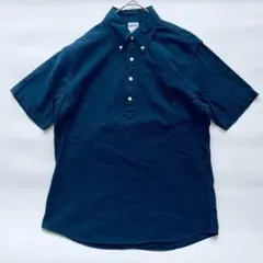 COMOLI ベタシャン スキッパー 半袖 シャツ 1 ネイビー コモリ - メルカリ