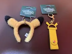 ポケパークカントー　カチューシャキーホルダー　カチューシャホルダー　ピカチュウ