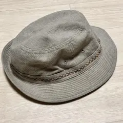 DAKS ダックス 帽子 ハット ハウスチェック ベージュ L 手洗い可