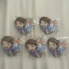 あんさんぶるスターズ 天満光 ハート缶バッジ 5個セット