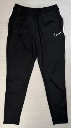 NIKE DRI-FIT メンズ ジャージ ボトムス ブラック×ホワイト XLのサムネイル