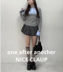 one after another NICE CLAUP レイヤードトップス