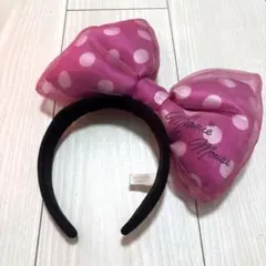 東京ディズニーリゾート　カチューシャ　ミニーちゃん