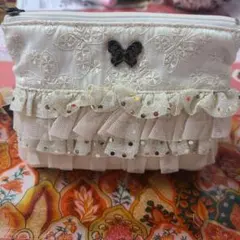 ANNA SUI フリルポーチ 未使用