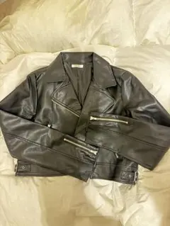 INGNI ブラック ライダースジャケット