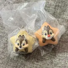 “ディズニーキャラクター” お星さまマスコットチャーム チップとデール