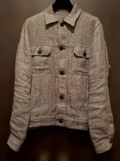 Big Uncle イタリア製　メンズ　ジャケット　千鳥格子　ブルゾン