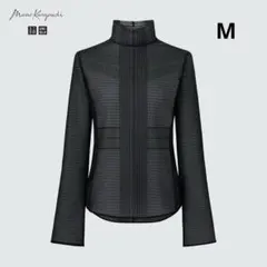 UNIQLO マメクロゴウチ メッシュ ハイネック T 長袖 Tシャツ M 黒のサムネイル