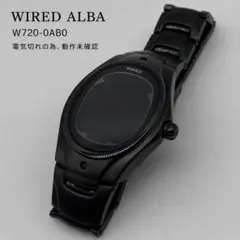 WIRED ALBA ワイアード アルバ W720-0AB0 ブラック 電池切れのサムネイル