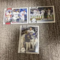 【大谷翔平入り】Topps ドジャース＆HRリーダーズ3枚セット 山本由伸 ソト