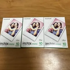 FUJIFILM instax mini インスタントフィルム 10枚x3個
