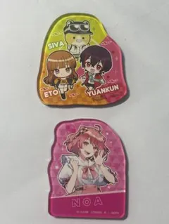 カラフルピーチ　のあえとゆあんくんシヴァ　マグネット