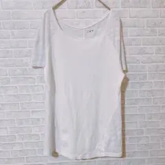 three dots Tシャツ USED ホワイト タグなしのサムネイル