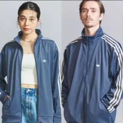超希少⭐廃盤品adidasベッケンバウアートラックジャケットくすみ青白 M相当