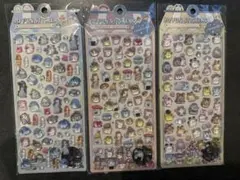 最安値　オバケーヌ　ボンボンドロップシール３枚 食べ物と海の生き物とオバケ