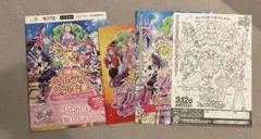 【プリパラ】ぬりえ 映画チラシ クリアファイル シールラリー 4点セット