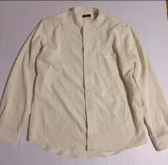 ITEMS URBAN RESEARCH コーデュロイ バンドカラーシャツ
