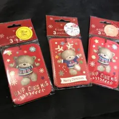イギリス　プレゼント　クリスマスタグ　6枚×3個セット♡