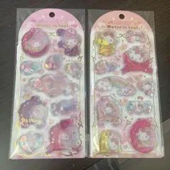 ウォーターインシール　サンリオ　キティ、マイメロ　2枚セット