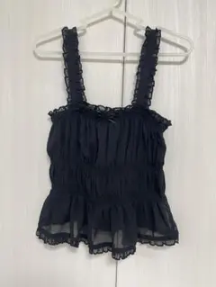 H&M フリルキャミ ビスチェ