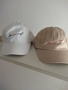 コットンキャップ DAISO Are you raedy?　２個セット