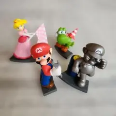 マリオ フィギュア 4点セット マリオカート7記念 限定 Super Mario