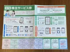 JR東日本　株主サービス券　紙＋ハガキ 2026年6月30日まで 匿名配送