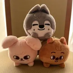 SKZOO ぬいぐるみ つむつむ3個